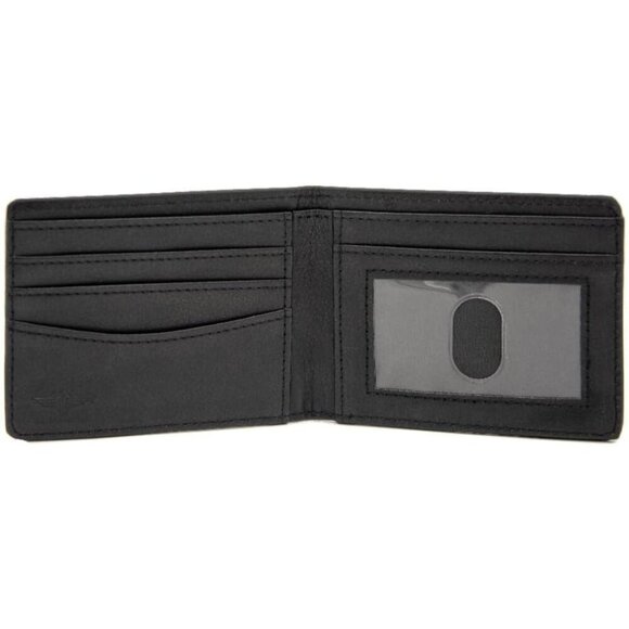 ✨Men's Blue Bifold Wallet Hufflepuff Crest Stripe4 Weathered Wallets - Picture 5 of 5